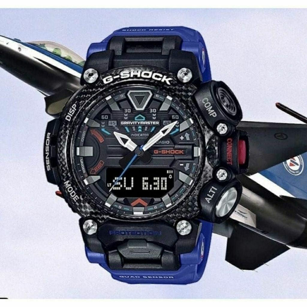 tampilan jam tangan digital pria kombinasi analog digital