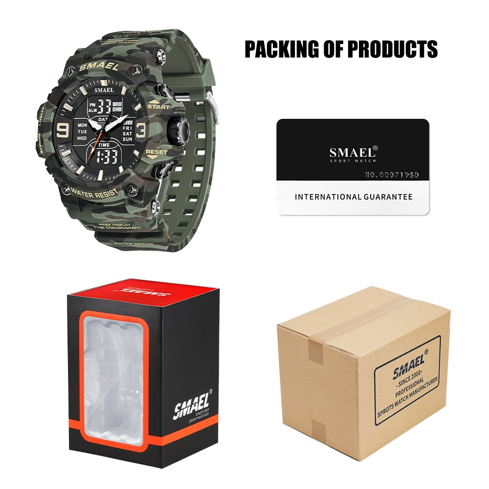 tampilan jam tangan pria anti air sporty dan elegan